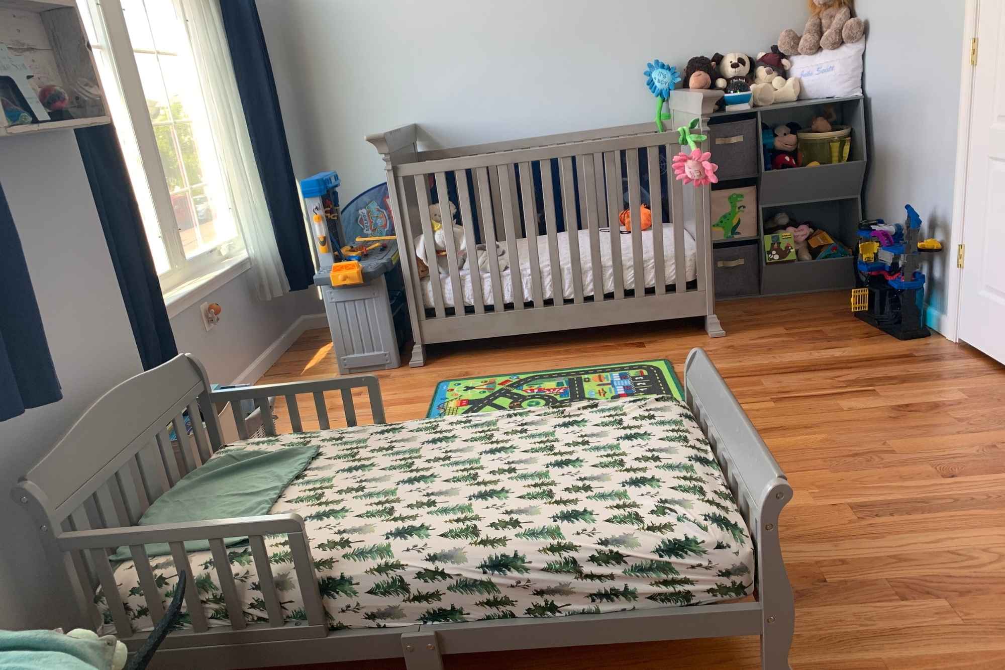 Tidy and sanitized children’s bedroom after professional house cleaning in Staten Island